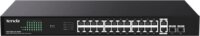 Tenda TEG1128P-24-250W 24+4-Port 250W PoE+ Rack Switch - Fekete