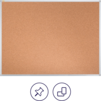 Franken KT3402 alukeretes parafatábla 60x90 cm - Natúr