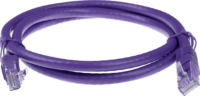 ACT U/UTP CAT6A RJ45 Patch kábel 2m - Lila