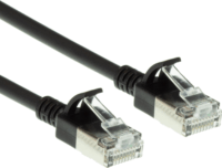 ACT U/FTP CAT6A RJ45 Patch Kábel 3m - Fekete