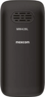 Maxcom MM428 L Dual SIM Nagy nyomógombos Mobiltelefon - Fekete