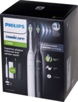 Philips HX7109 01 Sonicare 5300 Elektromos szónikus fogkefe 2db - Fekete / Fehér