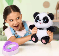 Moose Toys Little Live Pets ChuChu az interaktív panda plüss játék