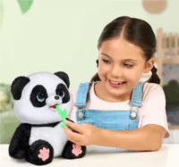 Moose Toys Little Live Pets ChuChu az interaktív panda plüss játék