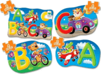 The Learning Journey Az első kirakóm Ábécé 4 az 1-ben 8 darabos puzzle