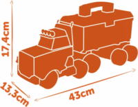 Smoby Black and Decker összeépíthető kamion 43cm