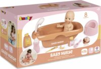 Smoby Baby Nurse Babafürdető játékszett 8 db kiegészítővel