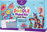 Tooky Toy Színező tekercs filcekkel - 28 x 400 cm