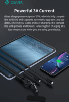 Devia ST124998 Cable Pro5 USB-C apa Lightning apa Adat és töltőkábel 1,6m + nyakpánt - Rózsaszín