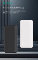 Devia ST125643 Kintone Series Lite 5 Powerbank 2xUSB-A + USB-C + microUSB / 10000 mAh 37W - Fehér