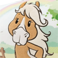 Nici Green Holly póni szögletes párna (43 x 25 cm)