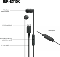 Sony IEREX15CP.CE7 USB-C Vezetékes Fülhallgató Headset - Rózsaszín