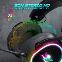 Spirit of Gamer MIC-XH1200 Bluetooth Fejhallgató Headset - Fekete