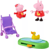 Hasbro Peppa malac Babakocsi figura játékszett