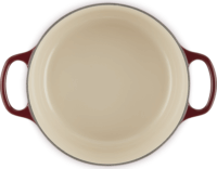 Le Creuset Signature Öntöttvas Lábas fedővel Ø 24cm - Piros