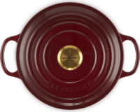 Le Creuset Signature Öntöttvas Lábas fedővel Ø 24cm - Piros