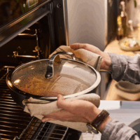 Ballarini 1011888 Salina Sütő Serpenyő Üveg fedéllel 28cm - Szürke