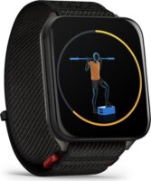 Garmin Venu X1 Titanium 46mm ComfortFit Okosóra Nylon szíjjal - Fekete