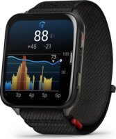 Garmin Venu X1 Titanium 46mm ComfortFit Okosóra Nylon szíjjal - Fekete