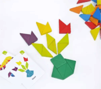 Igroteco Fa háromszögek 64 darabos mozaik kirakó fejlesztő készlet