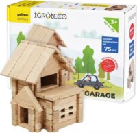 Igroteco 75 darabos Fa építőkészlet - Ház garázzsal