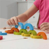 Igroteco Egyensúlyozó 24 darabos játék színes elemekkel