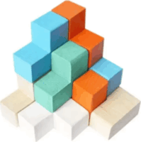 Igroteco 2 az 1-ben egyensúlyozó játék és kocka-kirakó