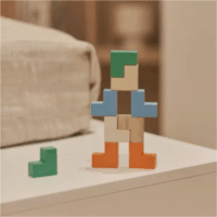 Igroteco 2 az 1-ben egyensúlyozó játék és kocka-kirakó