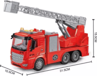 Tűzoltóautó hang- és fényhatásokkal 31.5 cm - Piros
