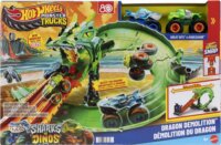 Mattel Hot Wheels Monster Trucks Sárkányfutam pályaszett 84 cm