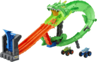 Mattel Hot Wheels Monster Trucks Sárkányfutam pályaszett 84 cm