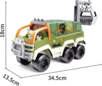 Dinó játékszett járgánnyal 35 cm