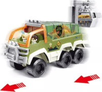 Dinó játékszett járgánnyal 35 cm