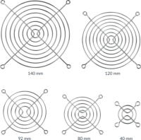Arctic-Cooling 40mm Fan Grill ventilátor rács