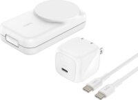 Belkin UltraCharge Qi2 Mágneses 3-in-1 hálózati töltő 25W - Fehér