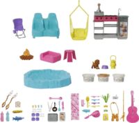 Mattel Barbie Álomlakóautó 60+ kiegészítővel