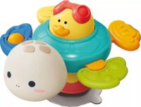 Tapadókorongos teknősbéka fürdőjáték hanggal 15 cm