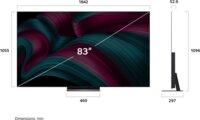 LG 83" OLED83C51LA 16:9 4K UHD AI Smart Gamer OLED evo TV
