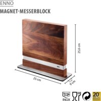 Gefu Enno Kétoldalas Mágneses késtartó - 25 cm