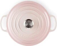 Le Creuset Signature Cast Iron Öntöttvas lábas fedővel Ø 20cm 2,4L - Kagyló rózsaszín