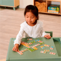 Eichhorn 28 arabos Fa Dominó készlet