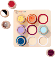 Eichhorn Montessori fa oktató játék 10 db-os - Formaillesztő tábla