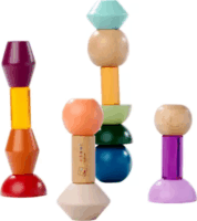 Eichhorn Montessori fa oktató játék 16 darabos - Formák