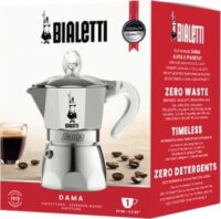 Bialetti Dama 1 személyes Kotyogós kávéfőző - Pure Ice (Inox)