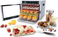 Steba ED 80 Steel Deluxe Elektromos 8 tálcás Aszaló és szárító 500 Watt - Szürke