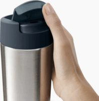 Joseph Joseph Sipp SSL Dupla falú utazó Termosz bögre 454ml - Ezüst