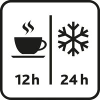 Emsa Motiva Quick Press Termosz kancsó 1L - Matt fekete