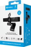 Sandberg 134-45 USB-C/A Pro Remote 4K Webkamera - Fekete