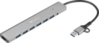 Sandberg 136-66 USB-C/A to 7 x USB 3.0 HUB