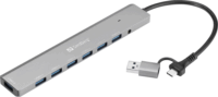 Sandberg 136-66 USB-C/A to 7 x USB 3.0 HUB